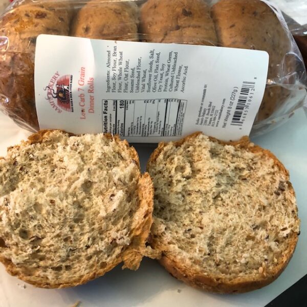 Sami's Lo carb 7 Grain Dinner Rolls only 4g net carbs Keto 4/pack - Image 4