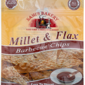 Millet and Flax Barbecue Chips
