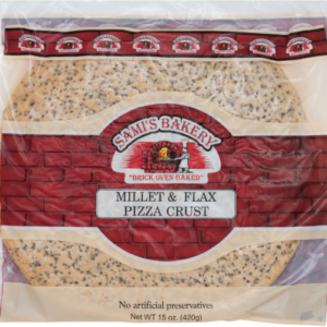 Millet and Flax Pizza Crust