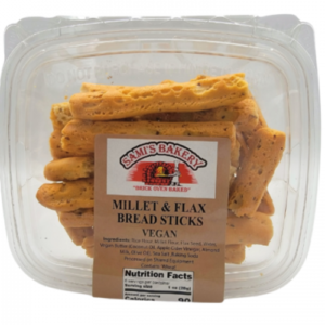 Millet Flax Bread Sticks Vegan