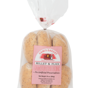 Millet & Flax Hamburger Buns