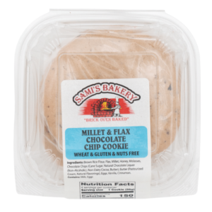 Millet and Flax Chocolate Chip Cookies (Nut-Free)