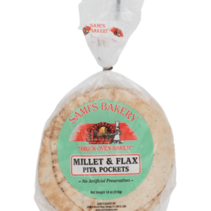 Millet and Flax Pita Pockets