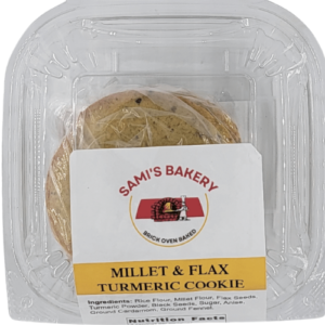 Millet & Flax Turmeric Cookie