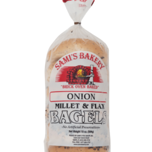 Millet & Flax Onion Bagel