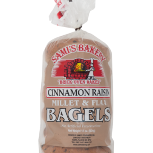Millet and Flax Cinnamon Bagel