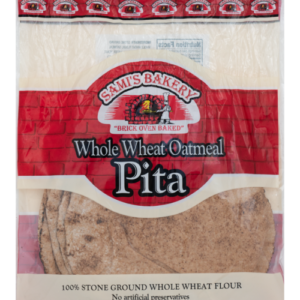Whole Wheat Oatmeal Pita Bread